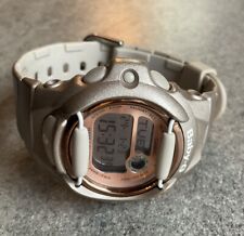 Usado, Relógio Casio Feminino BG169G-4 Baby G Rosa Champanhe Funciona Ótimo Lixeira A comprar usado  Enviando para Brazil