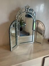 Ornate mirror trifold for sale  Charlottesville
