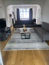 Two grey sofa for sale  LONDON