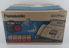 Nueva en caja máquina de fax personal Panasonic KX-FP80 compacta de papel liso, usado segunda mano  Embacar hacia Argentina