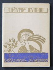 Programme 1929 théâtre d'occasion  Nantes-