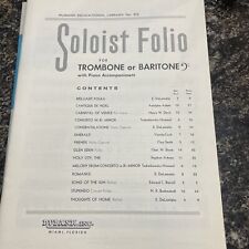 Rubank soloist folio for sale  Sioux City
