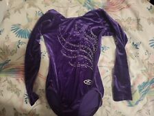 Girls purple leotard for sale  ABINGDON