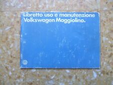 Libretto uso manutenzione usato  Falconara Marittima