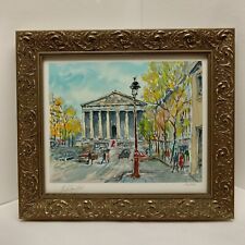 Pierre Eugine Cambier Signed/ Numbered 170/350 lithograph Paris-La Madeleine COA, used for sale  Shipping to South Africa