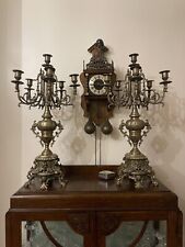 Antique brass candelabra for sale  CROYDON