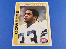 1978 TOPPS FOOTBALL #315 TONY DORSETT ROOKIE HIGH GRADE NEAR MINT NRMT STAIN ST for sale  Shipping to South Africa