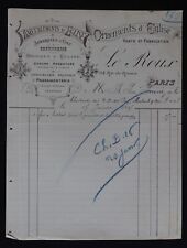 Facture paris 1895 d'occasion  Nantes-