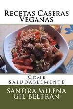 Libro de bolsillo Recetas Caseras Veganas de Sandra Milena Gil Beltrán (español) segunda mano  Embacar hacia Argentina