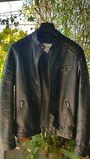 Biker leather jacket usato  Arborea