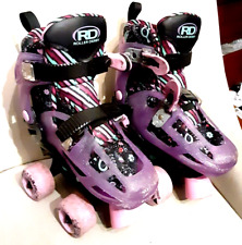¡Roller Derby Princess! Patines para niñas Adj talla 12-2, púrpura rosa, bueno segunda mano  Embacar hacia Argentina