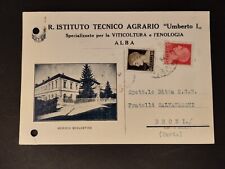 Cartolina commerciale alba usato  Italia