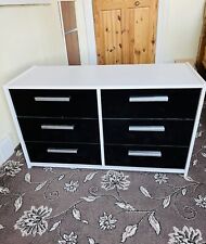 Gloss chest drawers for sale  BATLEY