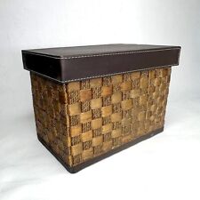 Woven box leather for sale  New York