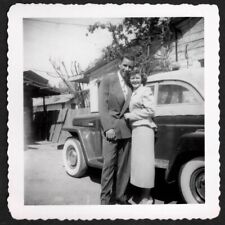 CarSpotter: 1948-51 WILLYS JEEPSTER Barb & Bill; Foto antiga encontrada SNAPSHOT, usado comprar usado  Enviando para Brazil