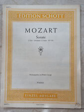 Mozart sonate dur gebraucht kaufen  Köln