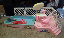 Vintage Barbie Tropical Pool & Patio Set Playset Mattel 1986 INCOMPLETE for sale  Shipping to South Africa