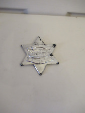 Silver plastic sheriff for sale  BASILDON