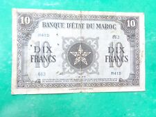 Billet banque maroc d'occasion  France