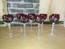 Verres cristal rouge d'occasion  Caen