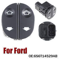 Interruptor de controle de janela de carro ABS 6S6T14529AB para Ford Fiesta MK5 Fusion Transit, usado comprar usado  Enviando para Brazil