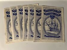 Portsmouth football programmes for sale  LITTLEHAMPTON