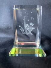 Hologram crystal paperweight. for sale  WISBECH