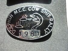 Cow rally badge for sale  DONCASTER