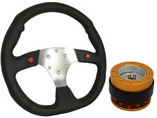 Chrome steering wheel for sale  PETERBOROUGH