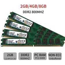 Kingston 8GB 4GB 2GB DDR2 800Mhz PC2-6400U KVR800D2N6/2G Desktop Memoria RAM SP, usado comprar usado  Enviando para Brazil