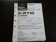 Original Service Manual Schaltplan Pioneer A-P710 comprar usado  Enviando para Brazil