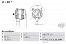 Bosch 0986048110 alternator for sale  UK