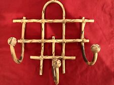 Bamboo Stick And Ball Coat/Hat Rack, used for sale  Shipping to South Africa