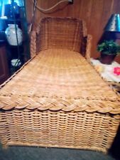 Vintage wicker chaise for sale  Wayland