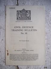 Wwii civil defence for sale  MINEHEAD