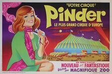 Pinder affiche originale d'occasion  Velleron