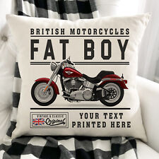 Personalised motorbike cushion for sale  BRIDGNORTH