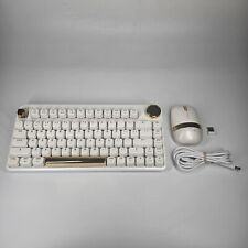 Used, Azio IZO White - Wired/Wireless Clicky Mechanical Keyboard And Mouse for PC/Mac for sale  Shipping to South Africa
