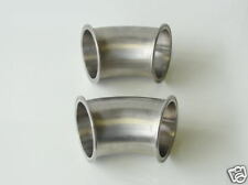 4" Tri-Clamp Fittings Sanitary 316 Stainless Steel 45 Bends - Set of Two USED for sale  Shipping to South Africa
