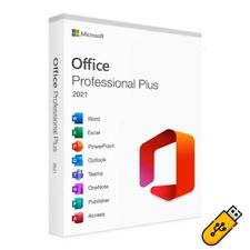 Microsoft Office Pro 2021 para 1 PC incluye unidad flash USB al por menor segunda mano  Embacar hacia Argentina