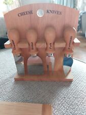 Cheese knives wooden for sale  GLASGOW