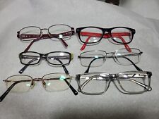 6 pares de armações de óculos retangulares (prescrição) multicoloridas  comprar usado  Enviando para Brazil