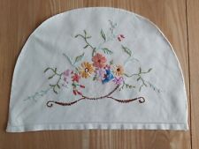 Vintage embroidered floral for sale  HALESOWEN