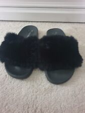 Ladies fluffy slippers for sale  REDCAR