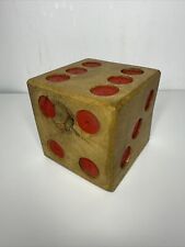 Wooden Door Stop Dice - Solid Pine for sale  Shipping to South Africa