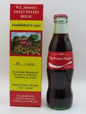 Botella de Coca Cola SWEET POTATO HOUSE - W. F. Johnson's - 1940 - Roopville, Georgia segunda mano  Embacar hacia Mexico