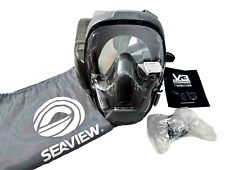Máscara de snorkel facial completa Seaview 180 V3 com bolsa de transporte - Média nova! comprar usado  Enviando para Brazil