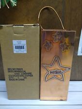 Suporte de vela Whimsical Star Wish luminária lanterna de cobre natural - Não. 70053 comprar usado  Enviando para Brazil