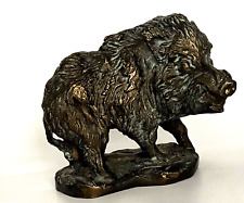 Antique bronze boar for sale  Shipping to Ireland