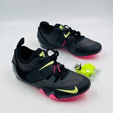 Tênis de salto Nike Pole Vault Elite preto rosa pista AA1204-004 masculino 4 / feminino 5.5, usado comprar usado  Enviando para Brazil